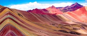 The vibrant raianbow mountain