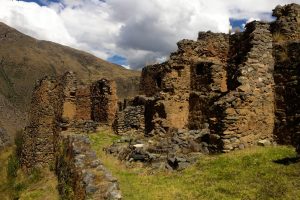 Demolished Pumamarca ruins