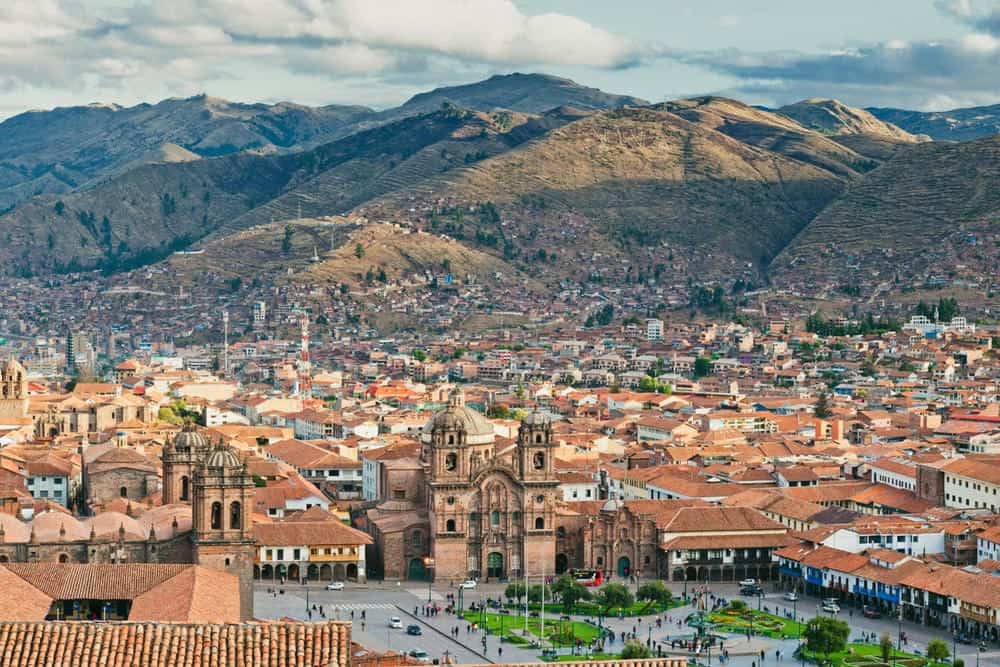have a view of cusco city