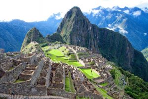 early morning breathtaking view of Machu Picchu